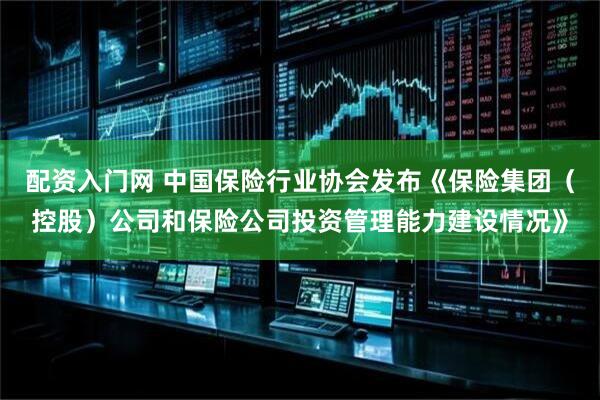 配资入门网 中国保险行业协会发布《保险集团（控股）公司和保险公司投资管理能力建设情况》