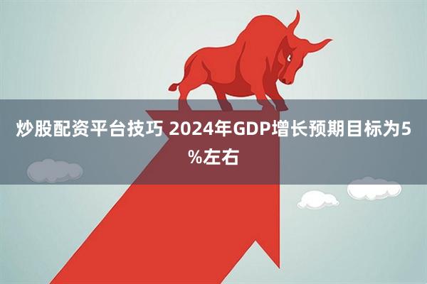 炒股配资平台技巧 2024年GDP增长预期目标为5%左右